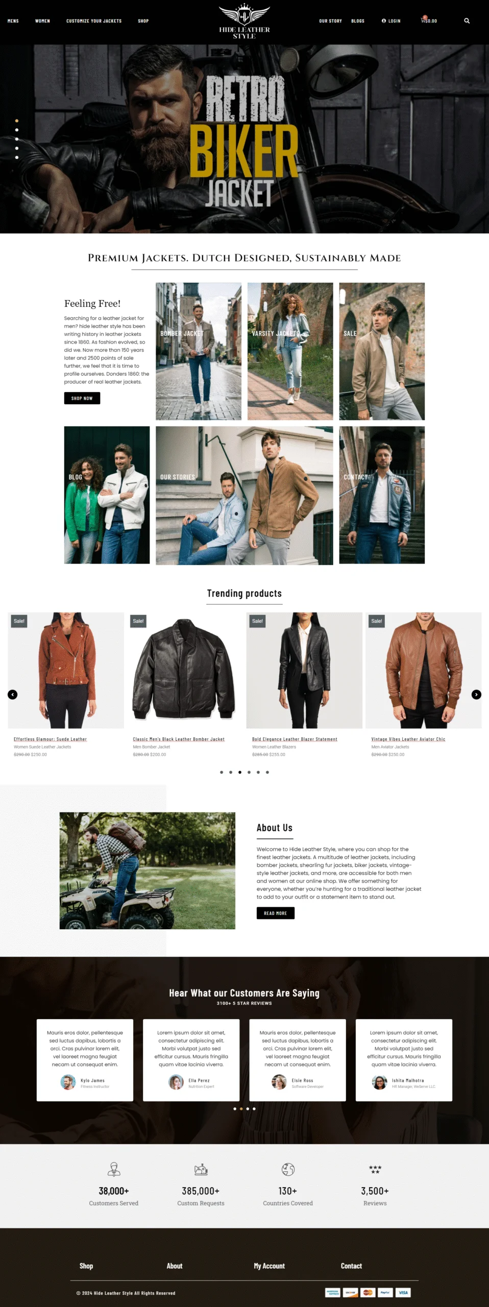 Hide Leather Style